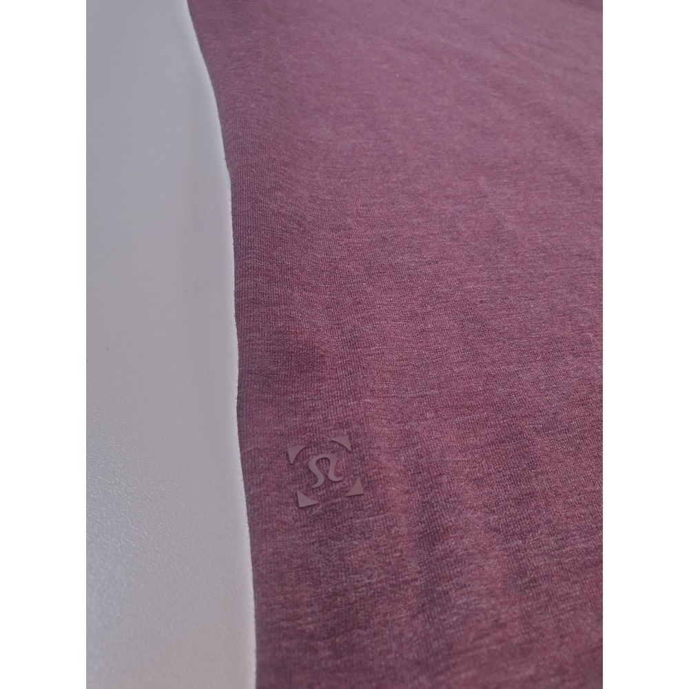Lululemon Shirt Men's Large Maroon Crew Lightweight Soft Tee Top - Picture 5 of 10